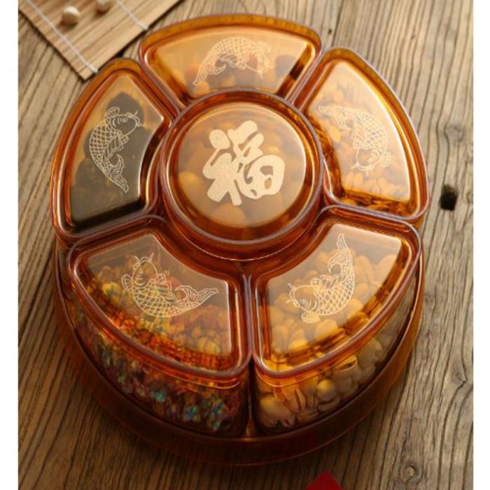 福魚旋轉(zhuǎn)式糖果盒