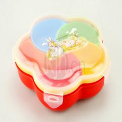 梅花形密封糖果盒（內五