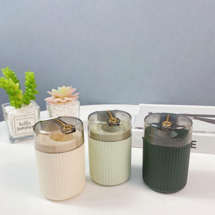 圓形輕奢自動牙簽筒