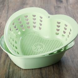 纖竹愛心果蔬篩盆套裝