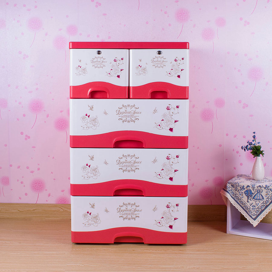 雙層格面印花帶鎖整理