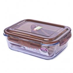 長方形玻璃保鮮盒（中號(hào)